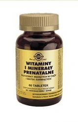 SOLGAR WITAMINY I MINERAŁY PRENATALNE
